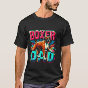 Bokser papa grappige bokser hond huisdier voor man t-shirt