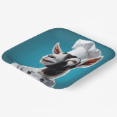 bokser papieren bordje (Gebogen)