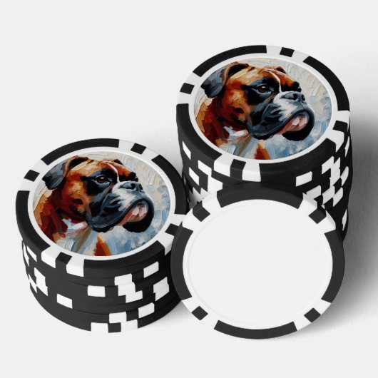 Bokser Poker Chips (Opstapeling)