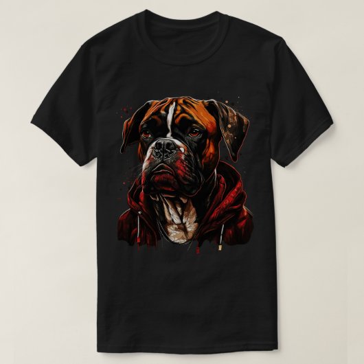 Bokser rapper 2 t-shirt (Design voorkant)