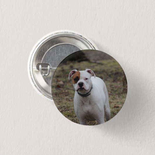 Bokser ronde button 3,2 cm (Voorkant /achterkant)