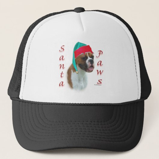 Bokser Santa Paws Trucker Pet (Voorkant)