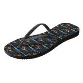 Bokser Sneeuwwitje Kerstdecoratie Teenslippers (Schuin)