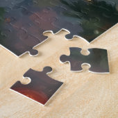 Bokser speelt met Kerstmis Legpuzzel (Zijkant)