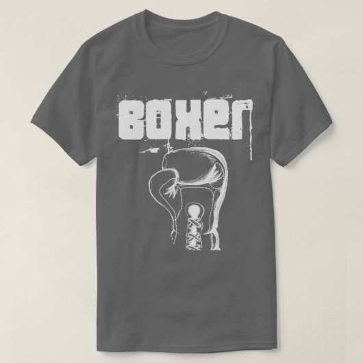 bokser t-shirt (Design voorkant)