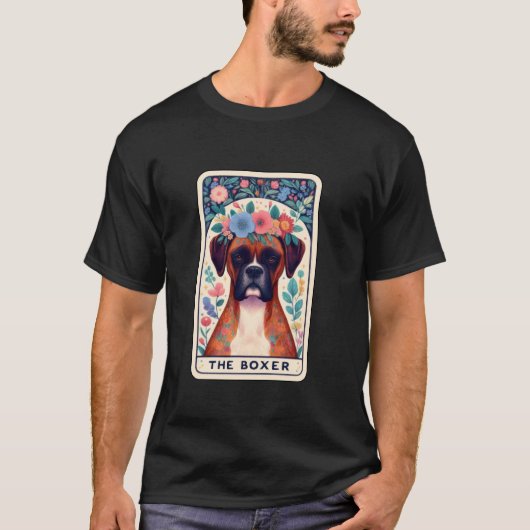 Bokser Tarotkaart T-shirt (Voorkant)