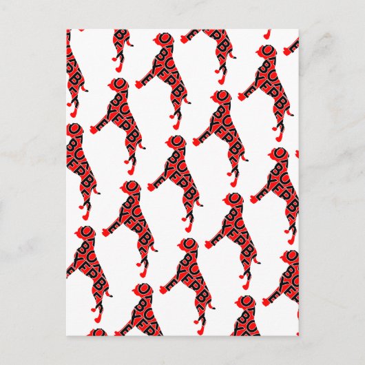 Bokser Tekst Hond Hond Briefkaart (Voorkant)