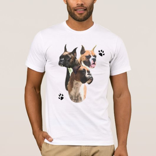 Bokser Trio T-shirt (Voorkant)
