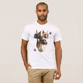 Bokser Trio T-shirt (Voorkant volledig)