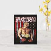 Bokser Trump Rocky Trump Meme Trump 2024 Kaart (Gele Bloem)