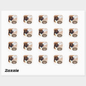 Bokser Turkije Ronde Sticker (Vel)