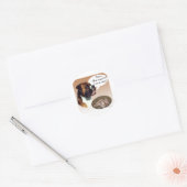 Bokser Turkije Ronde Sticker (Envelop)