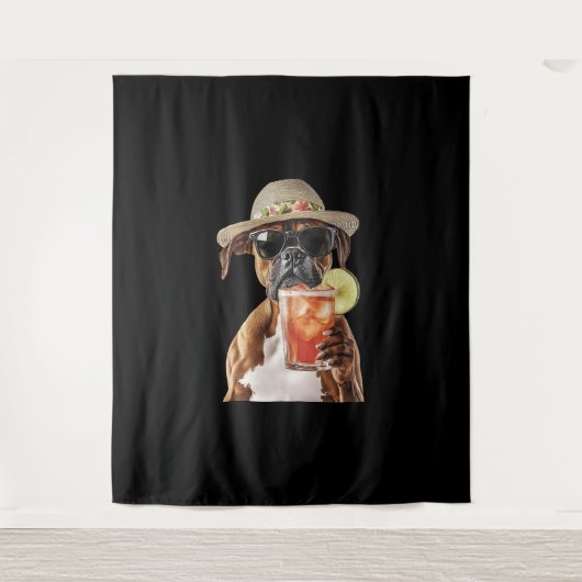 Bokser wandkleed (Voorkant)