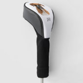 Bokserhond Golfheadcover (Schuin)