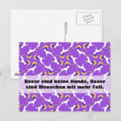 Bokserhonden Briefkaart (Voorkant / Achterkant)