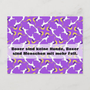 Bokserhonden Briefkaart