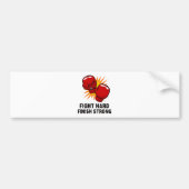 Boksgeschenk  bumpersticker (Voorkant)