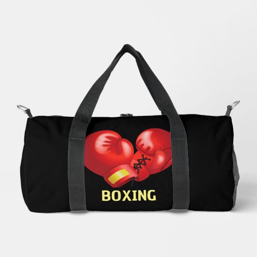 Bokshandschoenen Design Duffel Bag Plunjezak (Voorkant)