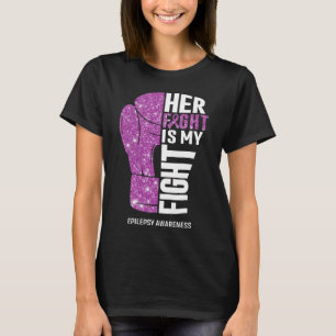 Bokshandschoenen Epilepsie Krijger T-shirt