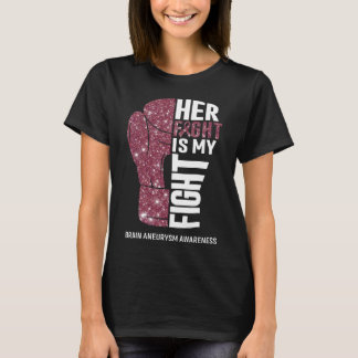 Bokshandschoenen Hersenaneurysma Krijger T-shirt