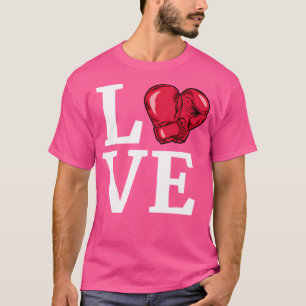 Bokshandschoenen 'I Love Boxing' Boksen Boksen T-shirt