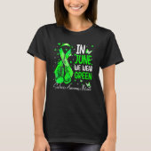 Bokshandschoenen In juni Draag we Green Scoliosis  T-shirt (Voorkant)
