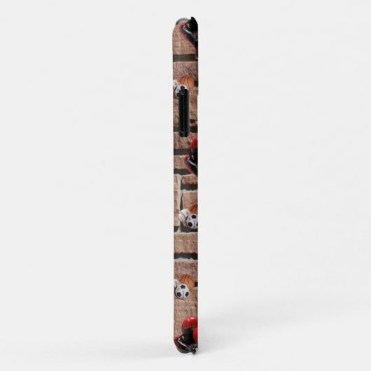 Bokshandschoenen iPhone Case (Achterkant/rechts)