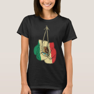 Bokshandschoenen Mexicaanse vlag Mexico Boxer Coac T-shirt