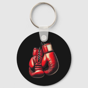 Bokshandschoenen Red Boxing Sport Boxer Kickboksen Sleutelhanger