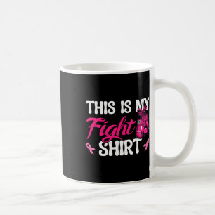 Bokshandschoenen Roze lint Borstkanker Dit is mijn Koffiemok