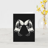 Bokshandschoenen Silhouet Kaart (Gele Bloem)