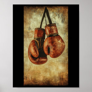 Bokshandschoenen Sport Boxer Prompt  MMA Poster