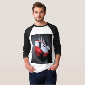Bokshandschoenen T-shirt (Voorkant volledig)