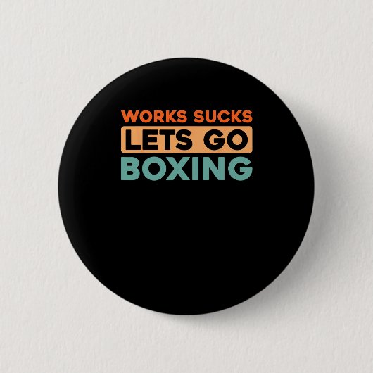 Bokshandschoenen - Vechterssparringboksen Ronde Button 5,7 Cm (Voorkant)