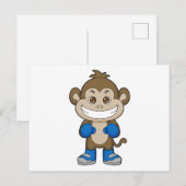 Bokshandschoenen voor boksers briefkaart (Voorkant / Achterkant)