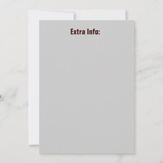 Bokshandschoenen vrijgezellenfeest uitnodigingen (Achterkant)