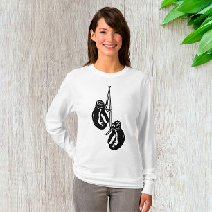 Bokshandschoenen Vrouwen Lange-Sleeve T-shirt