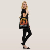 Bokshobby Retro Sunset Personaliseren Tote Bag (Op model)