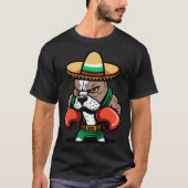 Bokshond Cinco De Mayo Boksen T-shirt (Voorkant)