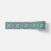 Bokshond groen zwart grosgrain lint (Voorkant)
