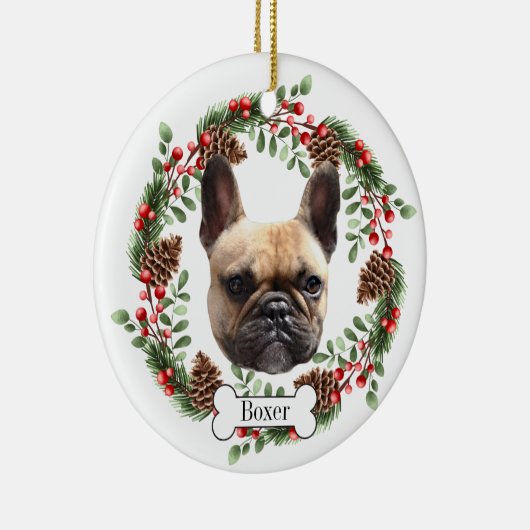 bokshond keramisch ornament (Rechts)