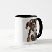 bokshond met hoofdtelefoon mok (Voorkant rechts)