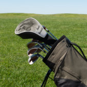 Bokshond met vlinder zachte ontmoeting golfheadcover (Insitu)
