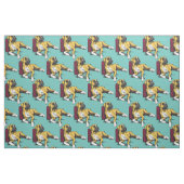 bokshond stof (Fat Quarter)