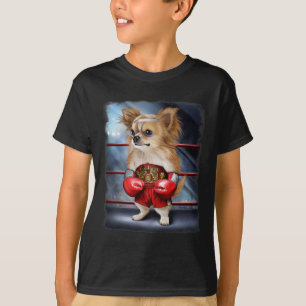 Bokskampioen Chihuahua hondenvechter voor mannen V T-shirt