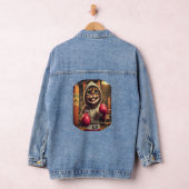 Bokskampioen? - Kat met bokshandschoenen Denim Jacket (Hangar)