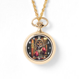 Bokskampioen? - Kat met bokshandschoenen Horloge