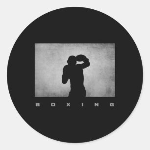 Bokskleding - Boksen 4  Ronde Sticker
