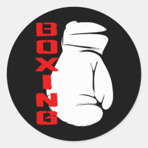 Bokskleding - Bokstraining  Ronde Sticker
