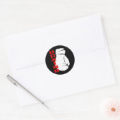 Bokskleding - Bokstraining  Ronde Sticker (Envelop)